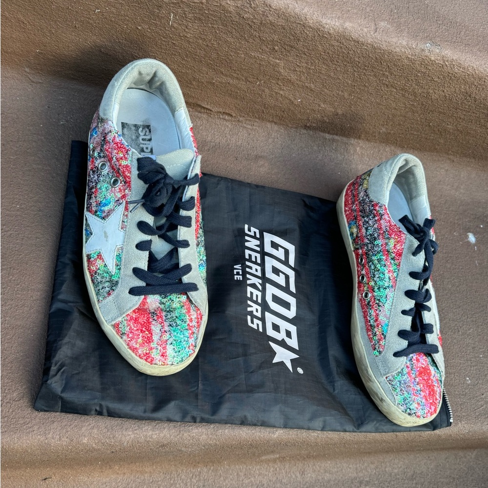 Glitter Multi Golden Goose SZ 39